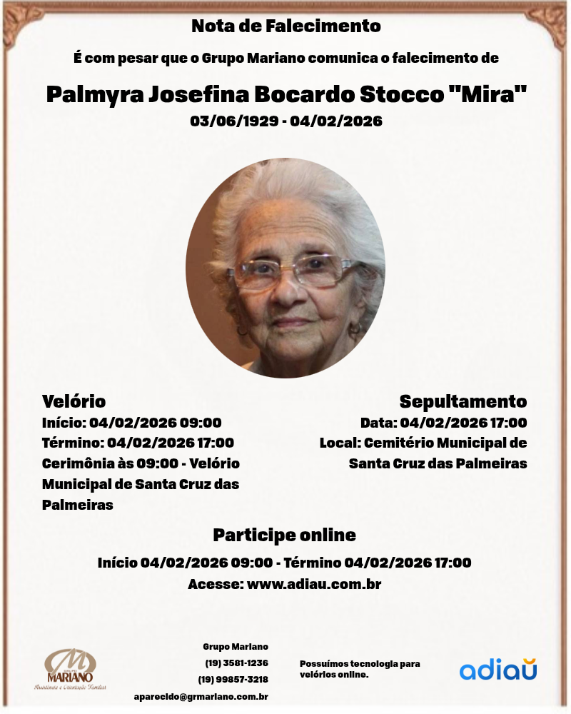 Palmyra Josefina Bocardo Stocco “Mira”