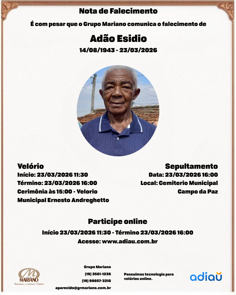 Adão Esidio Adão Esidio