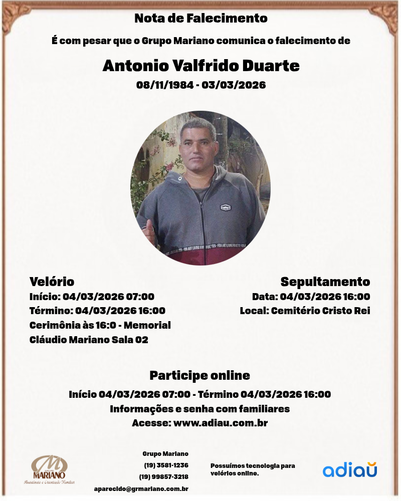 Antonio Valfrido Duarte (Toni)