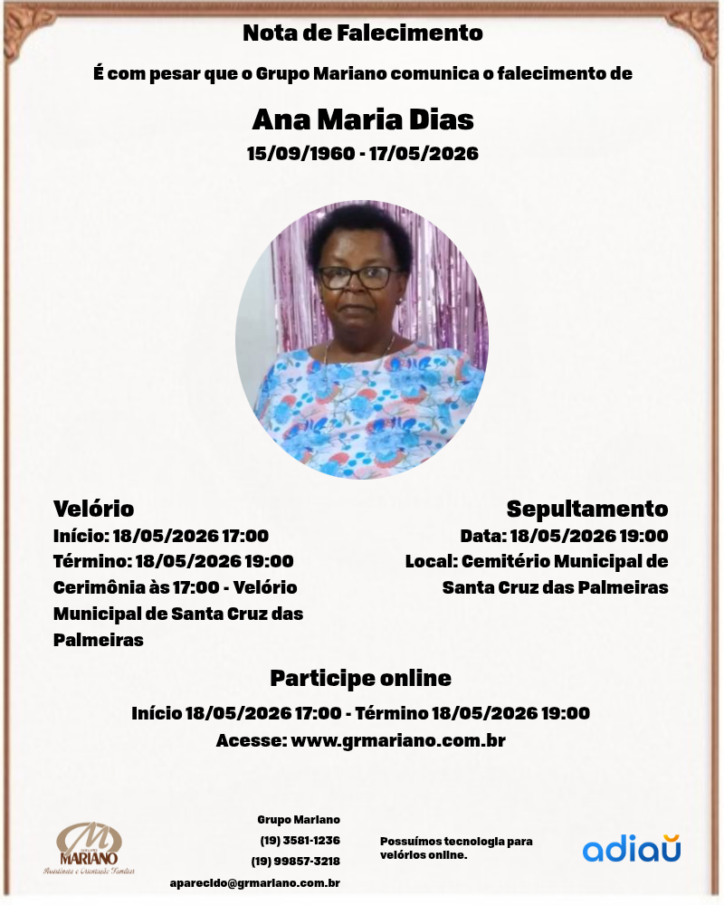 Ana Maria Dias Ana Maria Dias