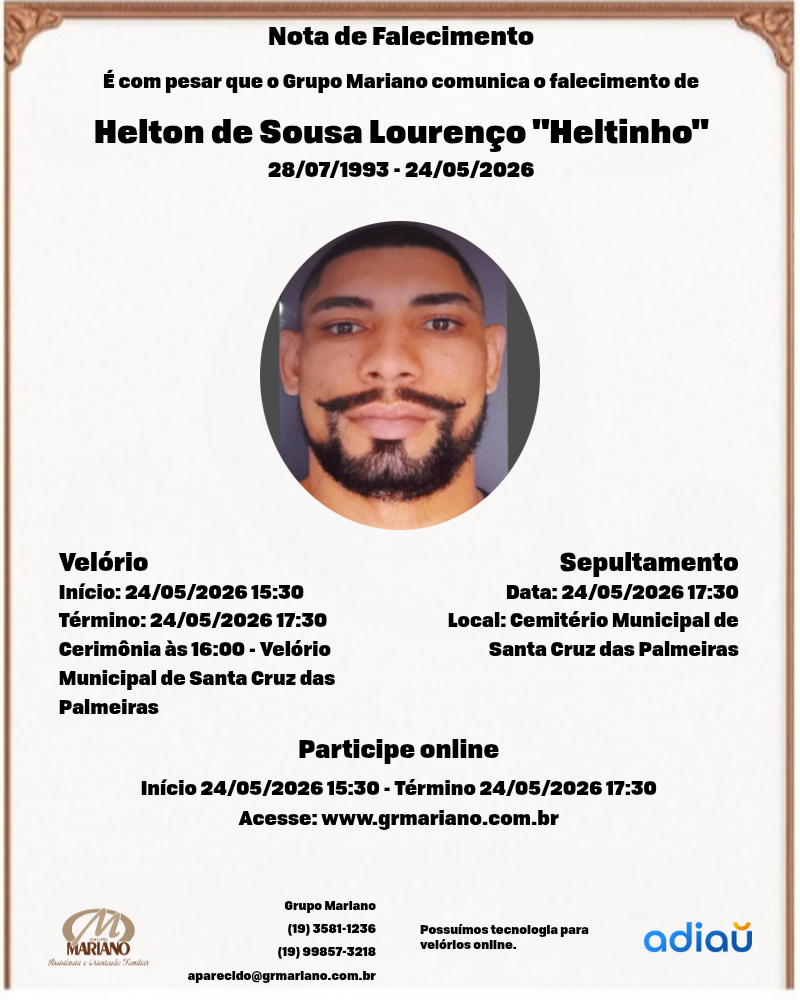 Helton de Sousa Lourenço “Heltinho” Helton de Sousa Lourenço “Heltinho”