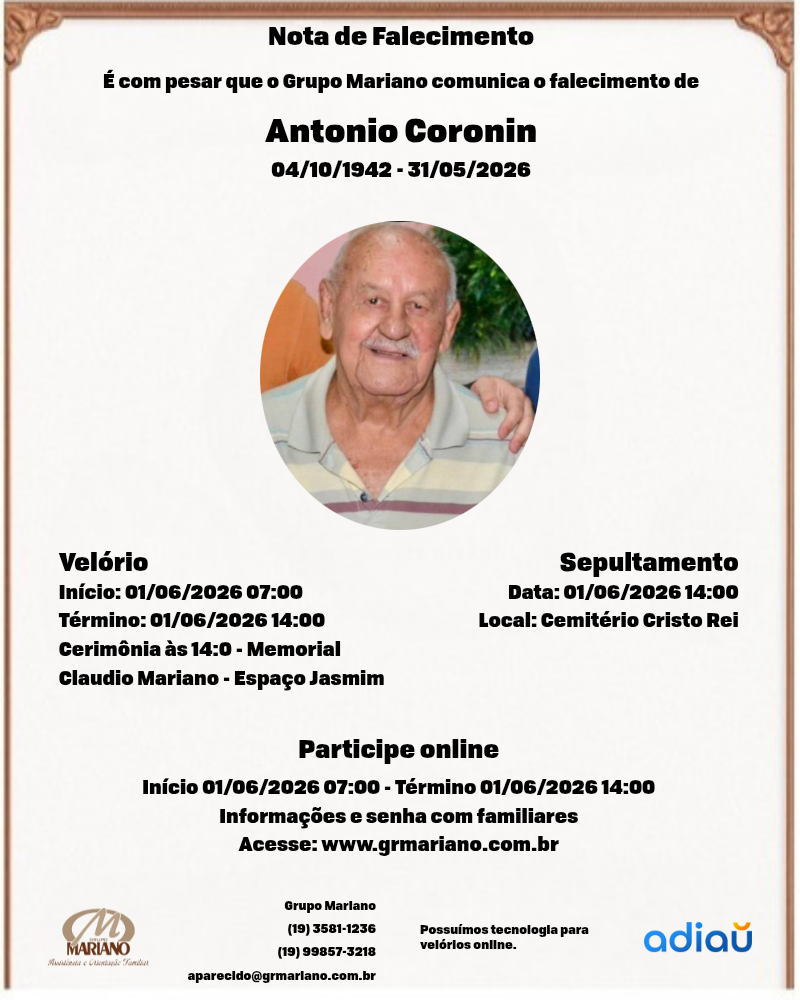 Antonio Coronin Antonio Coronin