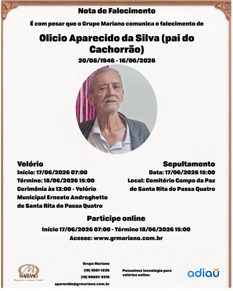 Olicio Aparecido da Silva