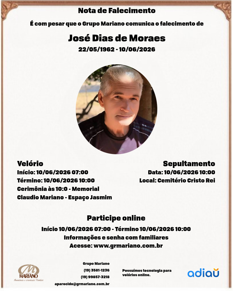 José Dias de Moraes José Dias de Moraes