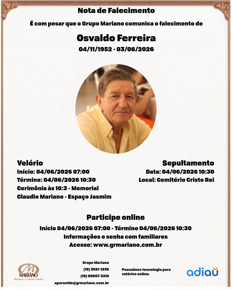 Osvaldo Ferreira Osvaldo Ferreira