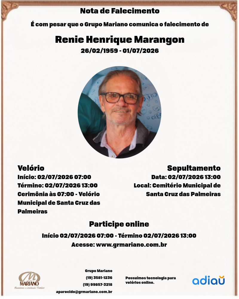 Renie Henrique Marangon