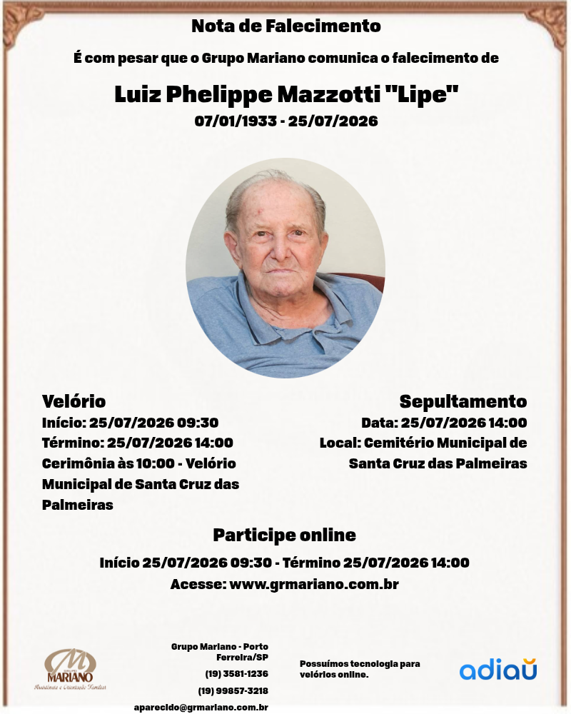Luiz Phelippe Mazzotti “Lipe” Luiz Phelippe Mazzotti “Lipe”