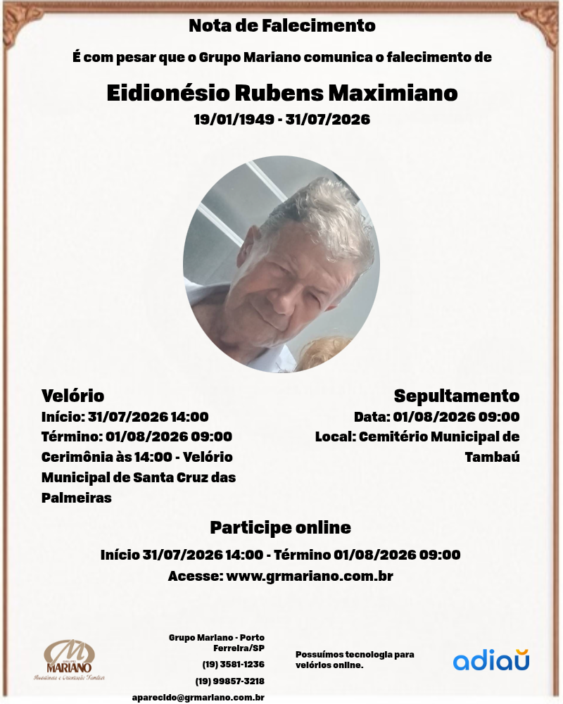 Eidionésio Rubens Maximiano