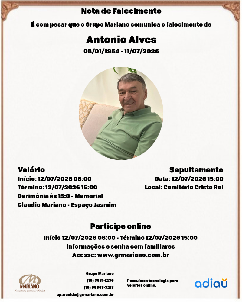 Antonio Alves (Toninho da Moenda)