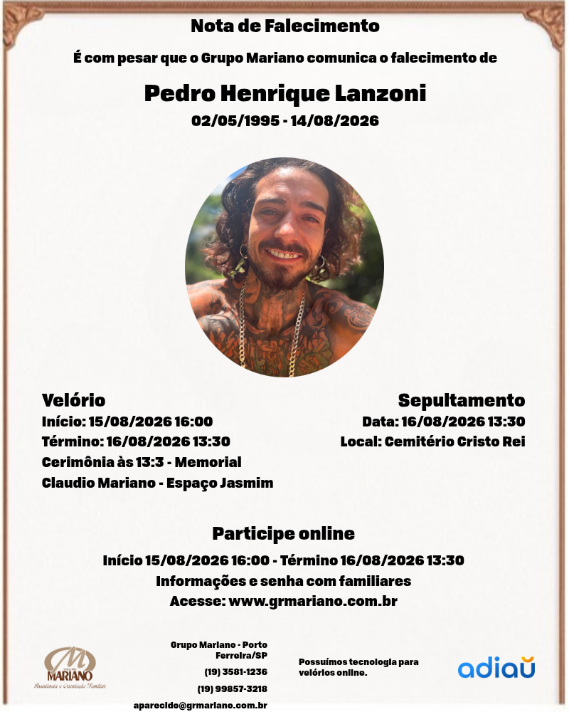 Pedro Henrique Lanzoni Pedro Henrique Lanzoni