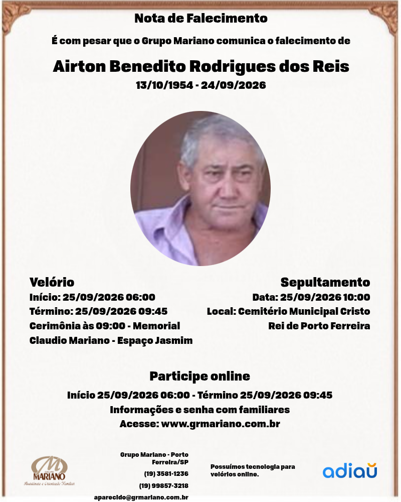 Airton Benedito Rodrigues dos Reis
