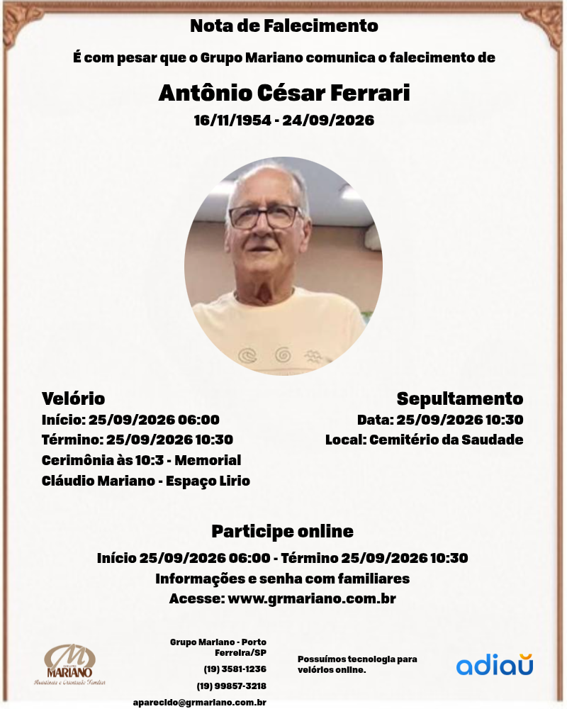 Antônio César Ferrari ( Égua) Antônio César Ferrari ( Égua)