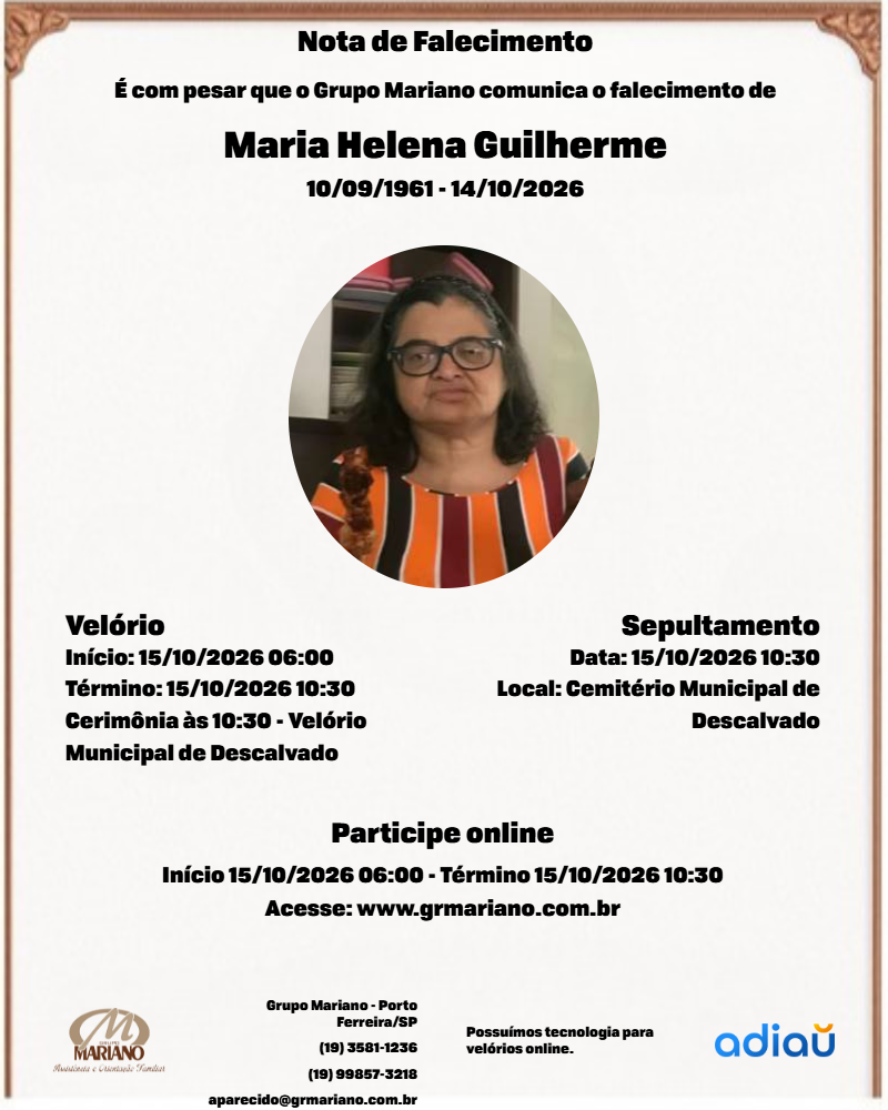 Maria helena Guilherme