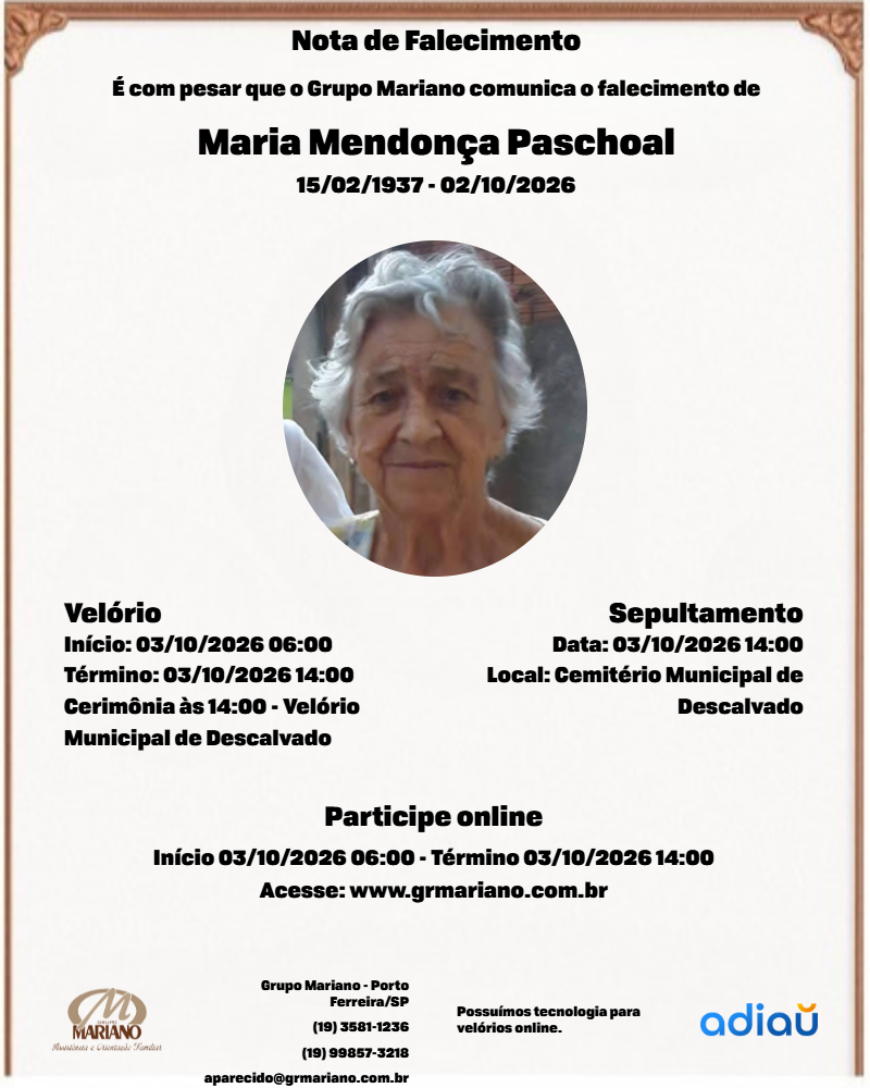 Maria Mendonça Paschoal