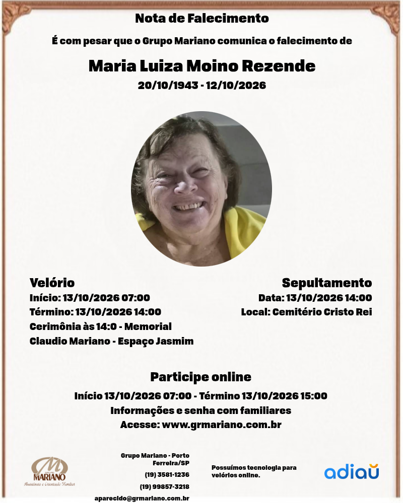 Maria Luiza Moino Rezende Maria Luiza Moino Rezende