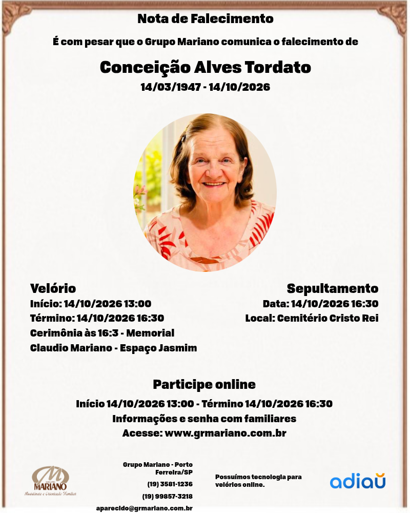 Conceição Alves Tordato (Maria)