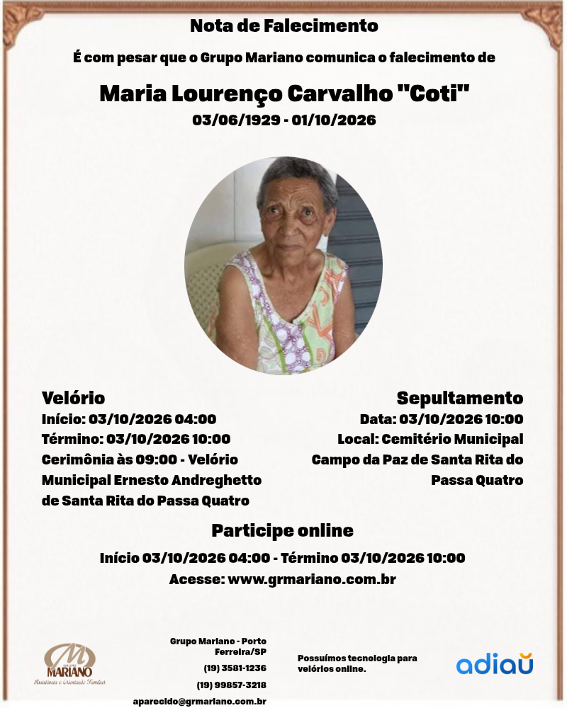 Maria Lourenço Carvalho