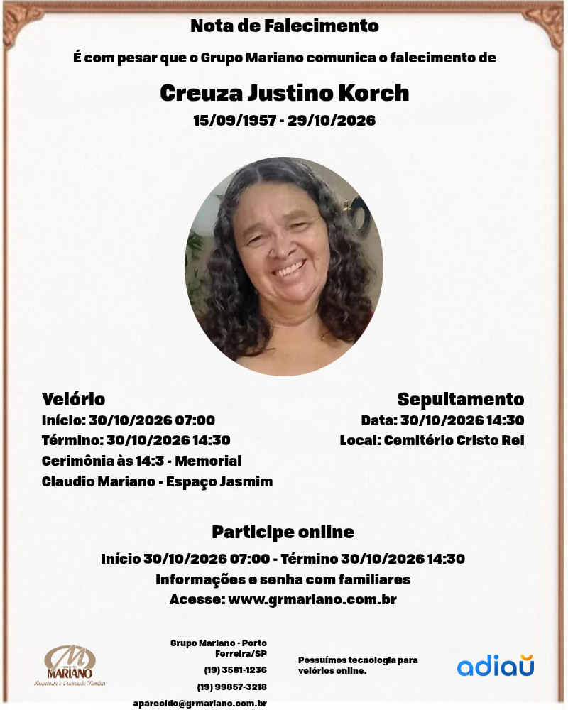 Creuza Justino Korch